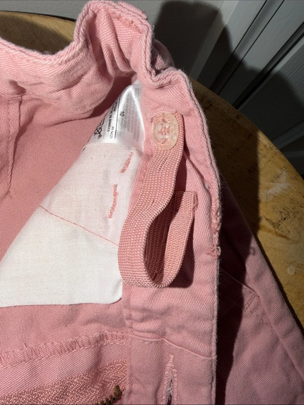 Old Navy Boys Mauve Pink Chino Bermuda Shorts